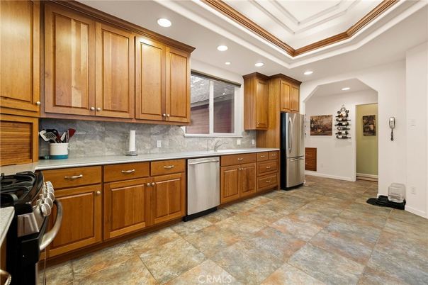 Interior, Kitchen, Recessed Lighting, Stainless Steel Appliances