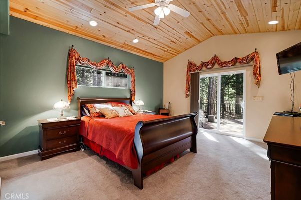 Bedroom, Interior, Recessed Lighting, Wooden Ceilings