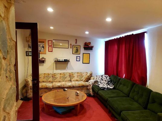Interior, Living room, Recessed Lighting