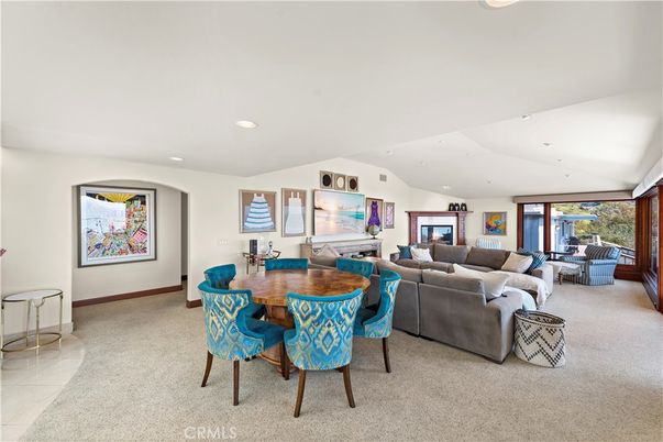 Dining room, Interior, Living room, Recessed Lighting