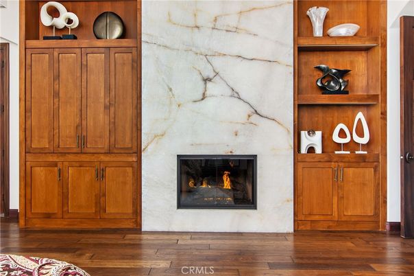 Fireplace, Interior, Wood Texture Flooring