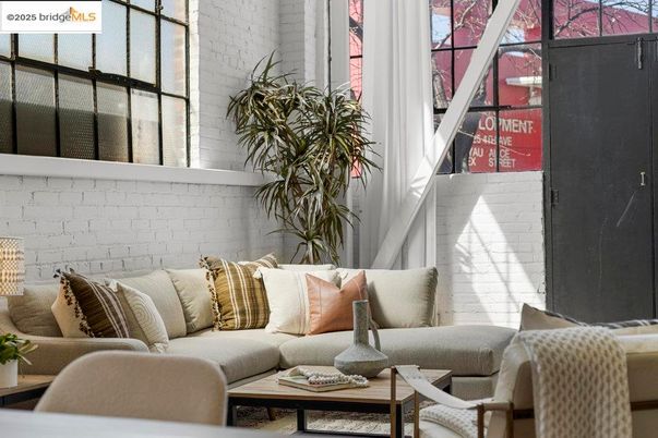 Interior, Living room, Stone Walls