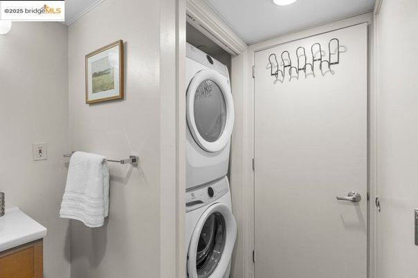 Bathroom, Interior, Recessed Lighting, Utility Closets, Washer