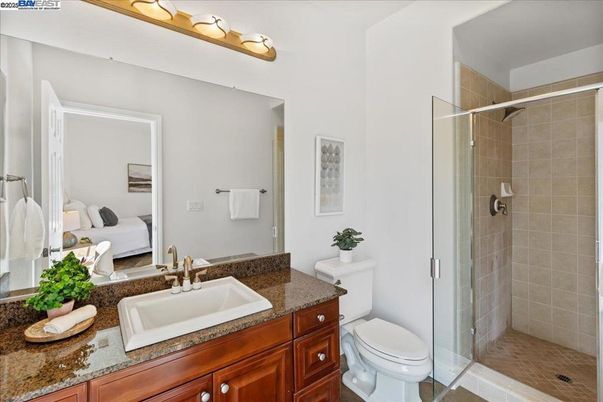 Bathroom, Bedroom, Glass Shower, Interior
