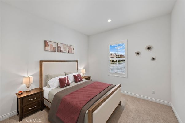 Bedroom, Interior, Recessed Lighting