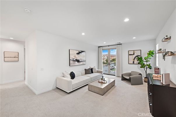 Interior, Living room, Recessed Lighting
