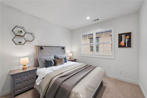 Bedroom, Interior, Recessed Lighting