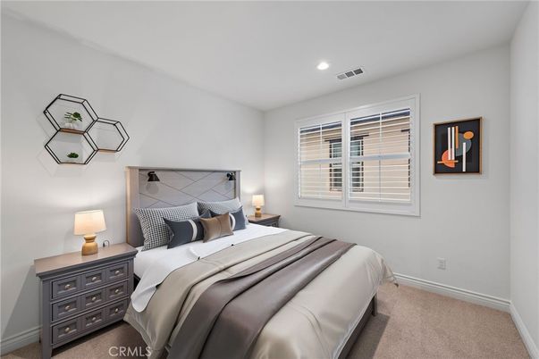 Bedroom, Interior, Recessed Lighting