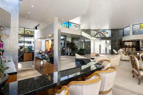 Interior, Living room, Recessed Lighting