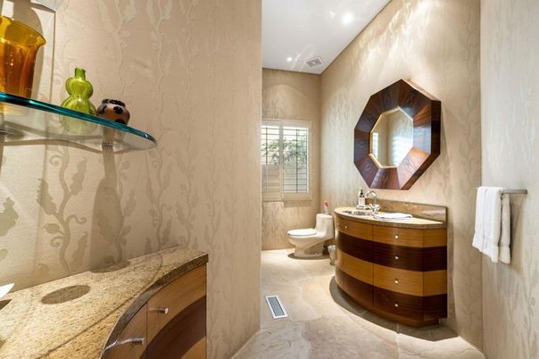 Bathroom, Interior, Recessed Lighting