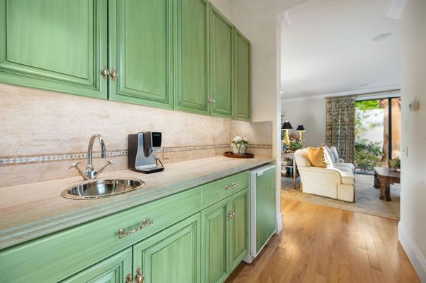 Interior, Kitchen, Living room, Recessed Lighting, Wood Texture Flooring