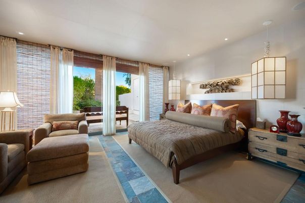 Bedroom, Interior, Pendant Lights, Recessed Lighting