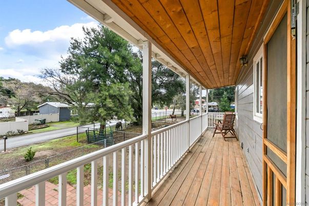 Exterior, Wood Texture Flooring