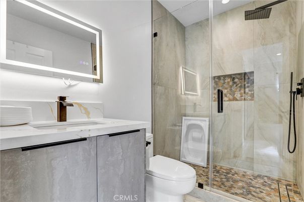 Bathroom, Glass Shower, Interior