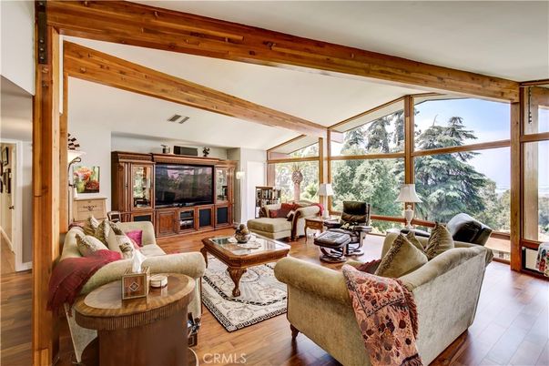 Interior, Living room, Wooden Beams, Wood Texture Flooring