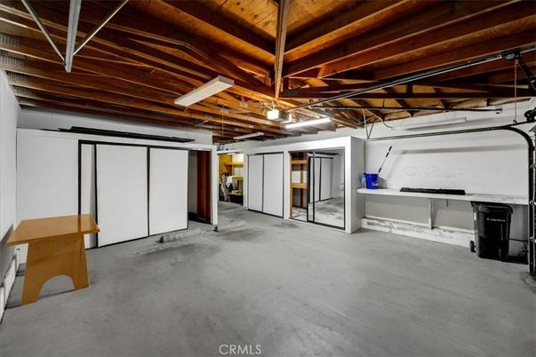 Garage, Interior, Wooden Beams, Wooden Ceilings