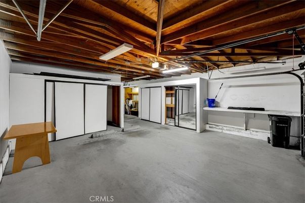 Garage, Interior, Wooden Beams, Wooden Ceilings
