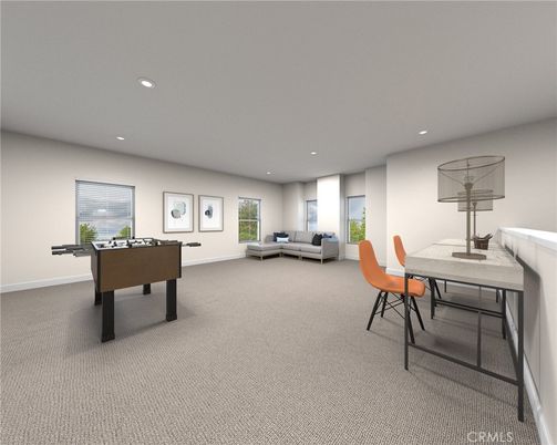 Game Room, Interior, Recessed Lighting