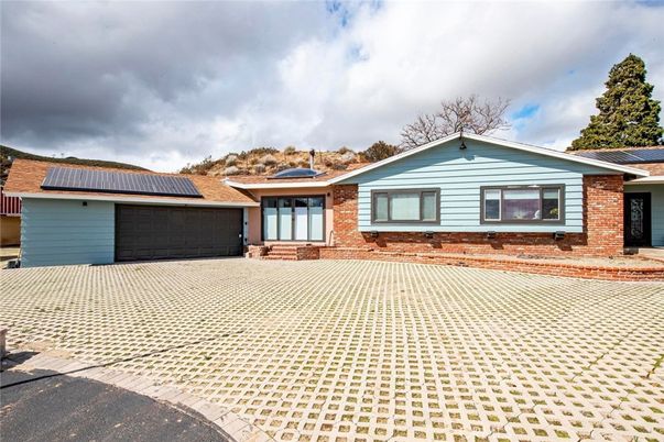 Attached, Exterior, Facade, Brick Facade, Solar Panels, Ranch