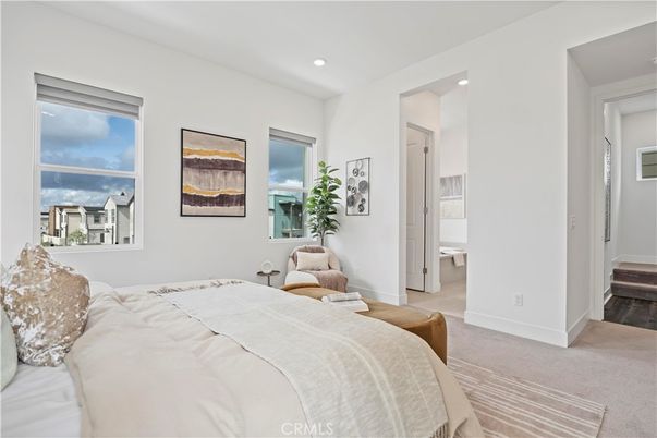 Bedroom, Interior, Recessed Lighting