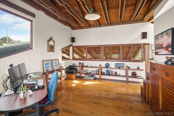 Home Office, Interior, Wooden Beams, Wooden Ceilings, Wood Texture Flooring