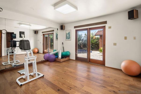 Fitness Equipment, Interior, Wood Texture Flooring