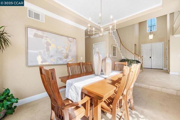 Dining room, Interior, Pendant Lights