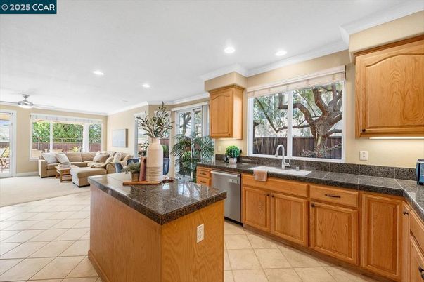 Interior, Kitchen, Living room, Recessed Lighting