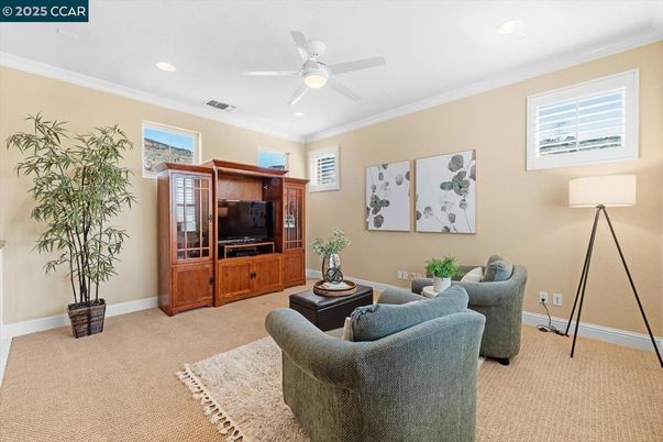 Interior, Living room, Recessed Lighting