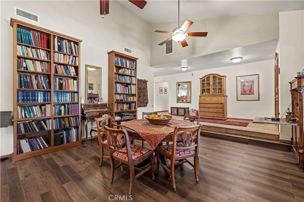 Dining room, Interior, Wood Texture Flooring