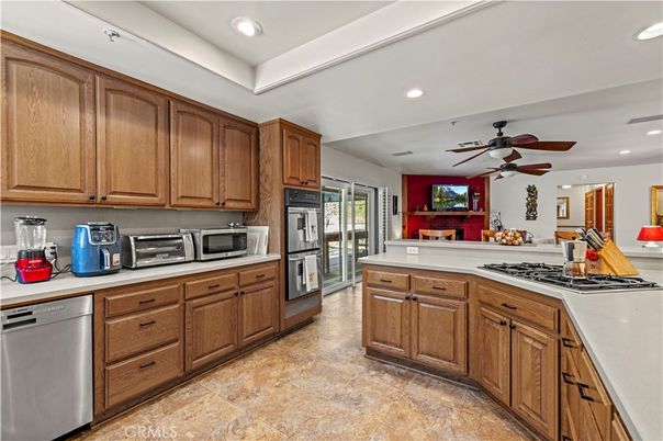 Interior, Kitchen, Recessed Lighting, Stainless Steel Appliances