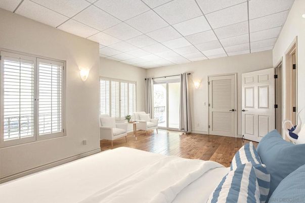 Bedroom, Interior, Wood Texture Flooring