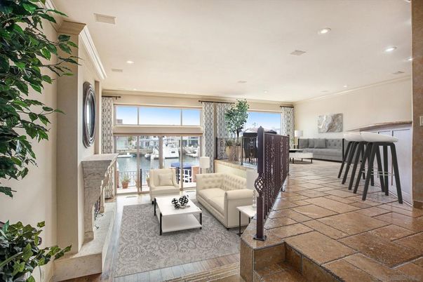 Fireplace, Interior, Living room, Recessed Lighting
