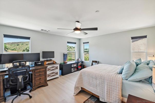 Bedroom, Home Office, Interior, Wood Texture Flooring