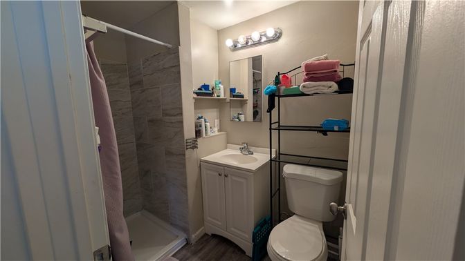 Bathroom, Interior, Wood Texture Flooring