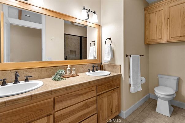 Bathroom, Dual Sink Vanities, Interior, Tile Countertops