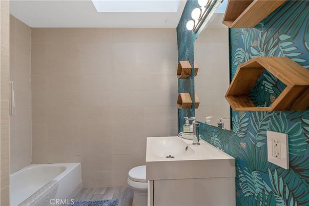 Bathroom, Interior, Wood Texture Flooring