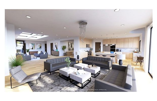 Dining room, Interior, Kitchen, Living room, Pendant Lights, Recessed Lighting