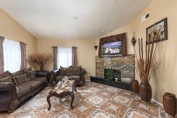 Fireplace, Interior, Living room, Recessed Lighting