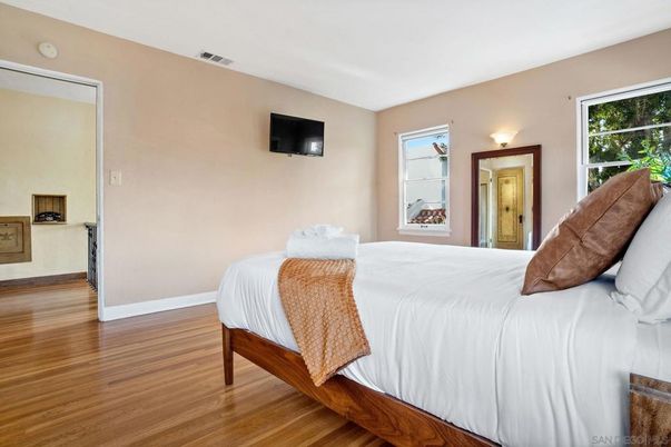 Bedroom, Interior, Wood Texture Flooring