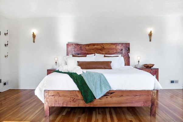 Bedroom, Interior, Wood Texture Flooring