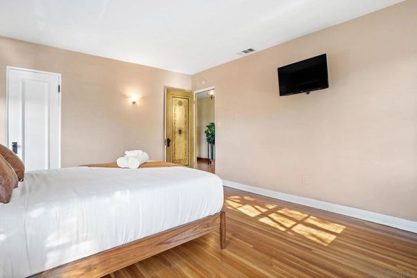 Bedroom, Interior, Wood Texture Flooring