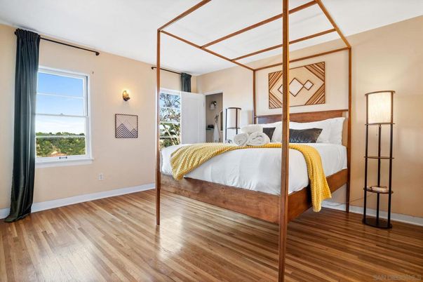 Bedroom, Interior, Wood Texture Flooring
