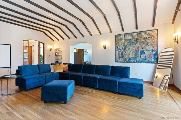 Interior, Living room, Wooden Beams, Wood Texture Flooring