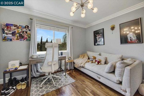 Home Office, Interior, Pendant Lights, Wood Texture Flooring