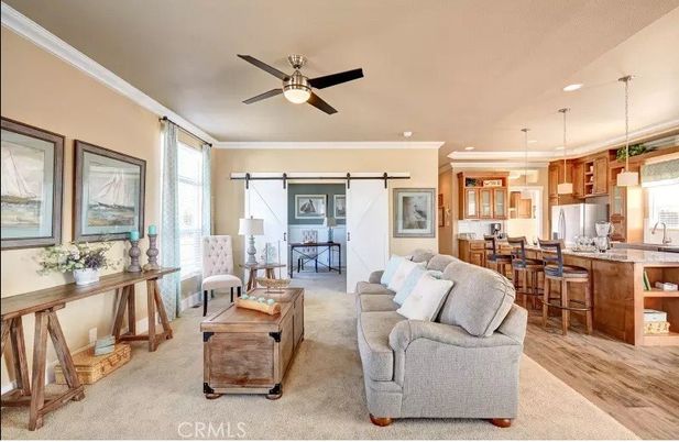 Dining room, Interior, Kitchen, Living room, Pendant Lights, Recessed Lighting, Wood Texture Flooring