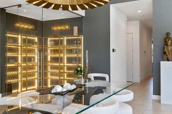 Interior, Recessed Lighting, Wine Storage