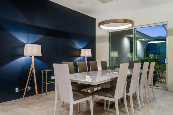 Dining room, Interior, Pendant Lights