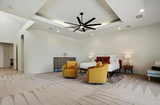 Bedroom, Interior, Living room, Recessed Lighting