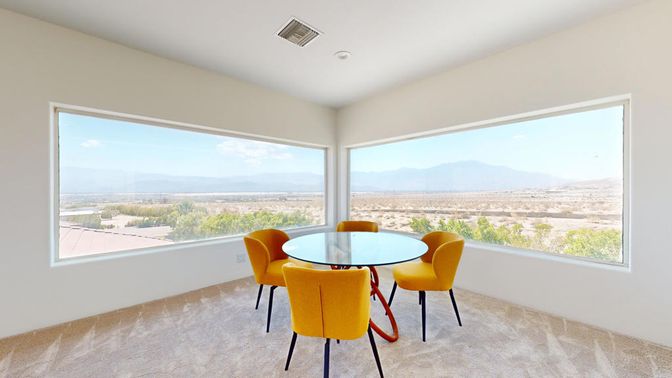 Dining room, Interior, Recessed Lighting